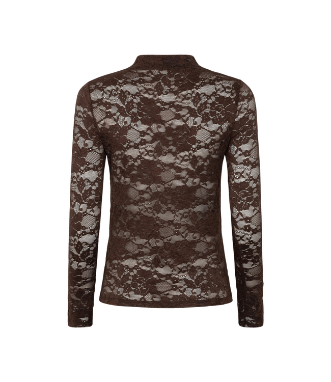 Ydence Top Rita - Dark Brown