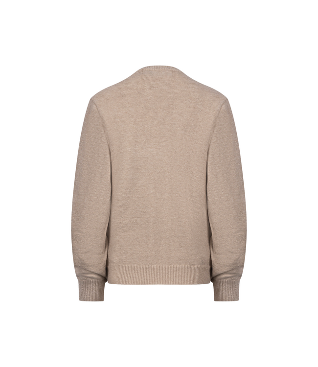 Nukus Merel Pullover Lurex - Sand Melange
