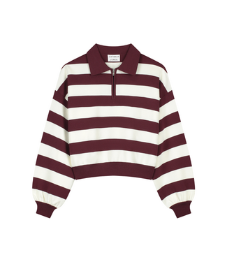 Catwalk Junkie Knitted Polo - Merlot