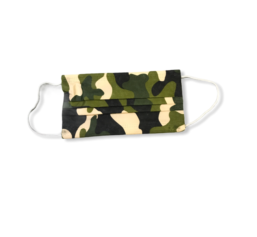 Army 3-laags mondkapjes Conform UNE-EN 14683-01-2020