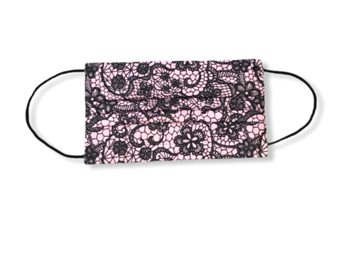 3-laags mondkapjes 10 stuks pink patroon