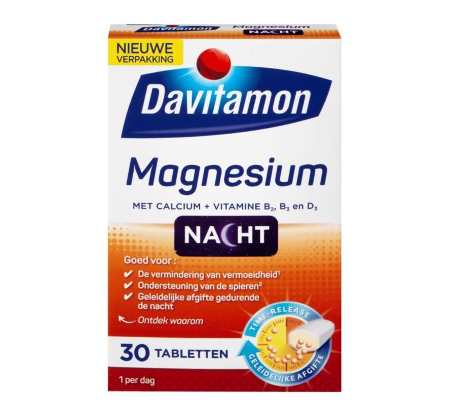 Magnesium speciaal voor de nacht