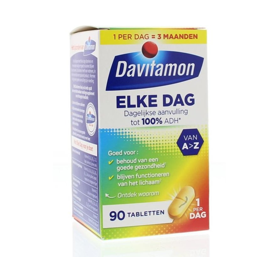 Elke Dag Met Vitamine C & D Tabletten