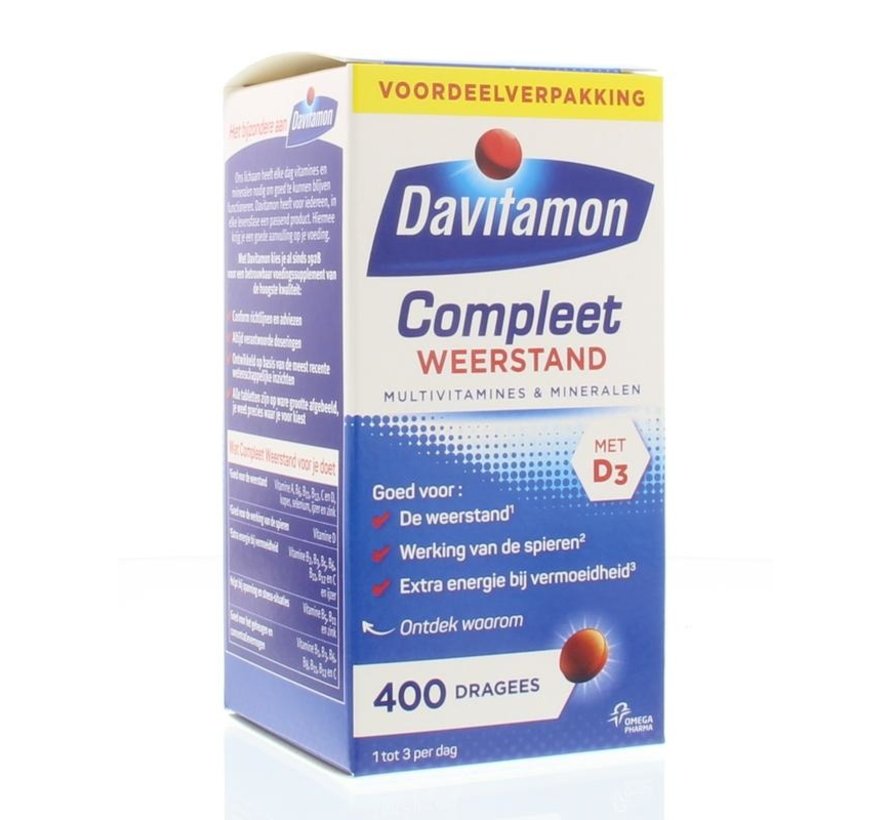 Compleet Weerstand Vitamine C & D tabletten