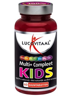 Lucovitaal Multi+ Compleet Kids is speciaal samengesteld om de voeding van kinderen