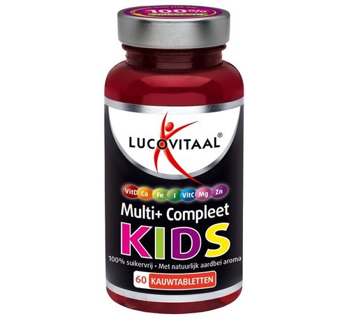 Lucovitaal Multi+ Compleet Kids is speciaal samengesteld om de voeding van kinderen