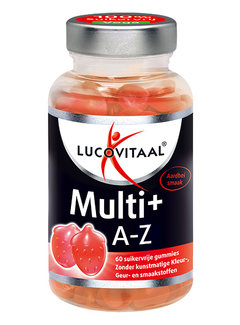 Lucovitaal Multi+ A-Z is speciaal samengesteld voor volwassenen.