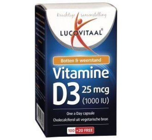 Lucovitaal Vitamine D3 25 mcg