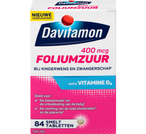 Davitamon Davitamon Foliumzuur met vitamine D - Zwanger