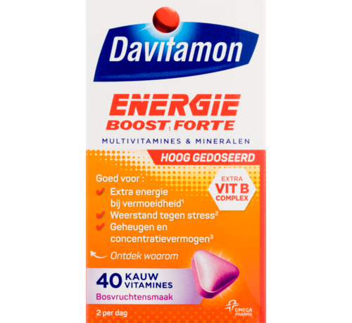 Davitamon Extra energie bosvruchten