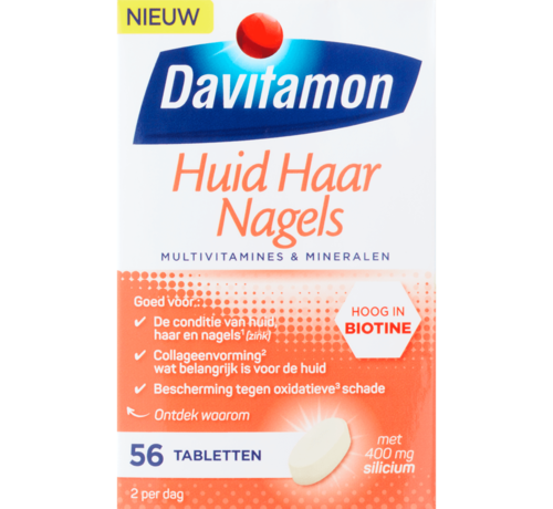 Davitamon Huid Haar en Nagels Vitaminen 56 Tabletten