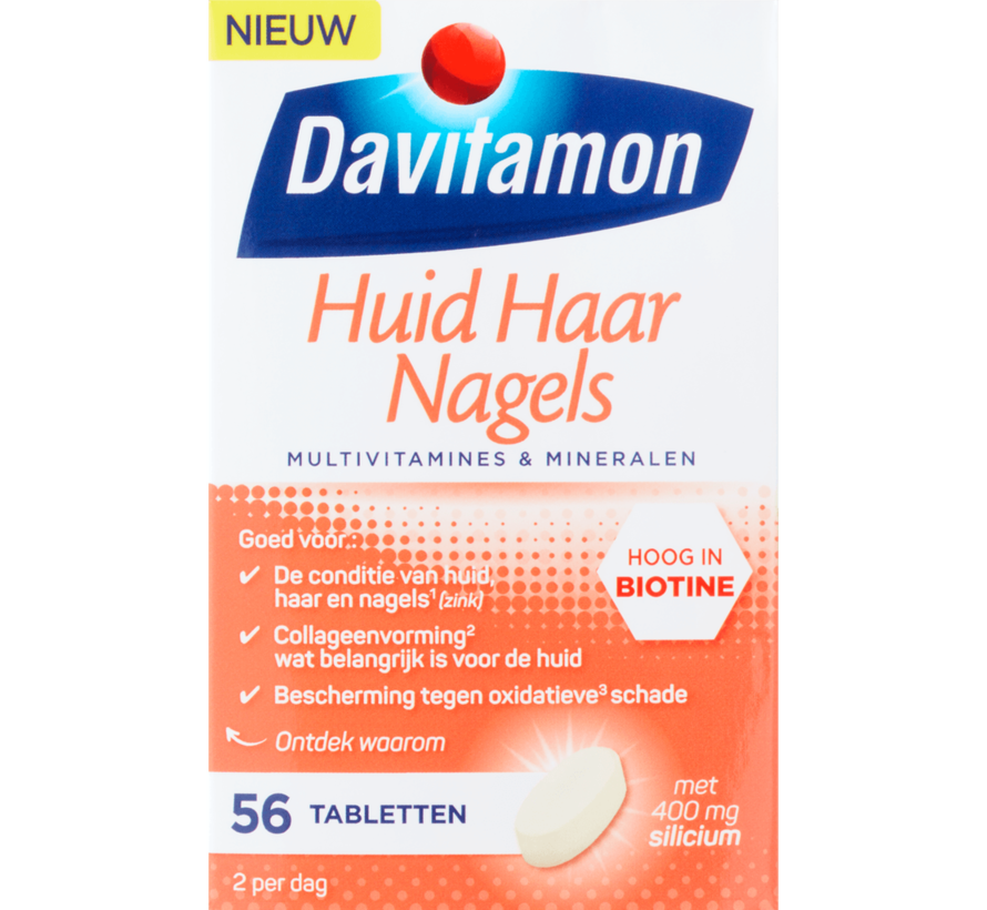 Huid Haar en Nagels Vitaminen 56 Tabletten