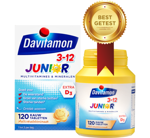 Davitamon Junior 3+ multifruit