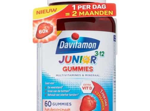 Davitamon Junior 3-12 Gummies Aardbeiensmaak