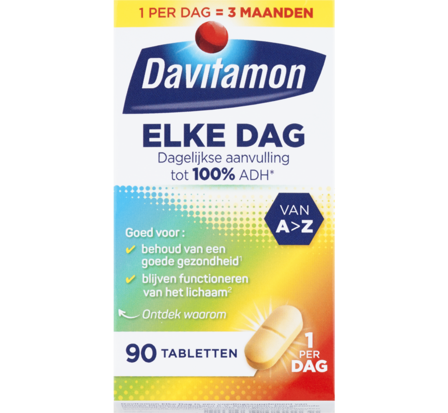 Elke Dag Met Vitamine C & D Tabletten