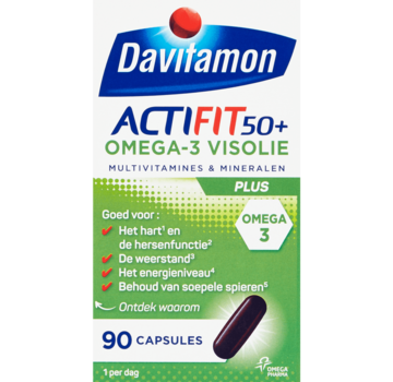Davitamon Actifit 50+ omega 3