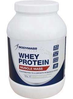 Bodymass Bodymass whey protein - Muscle mass - vanille, 700 gr