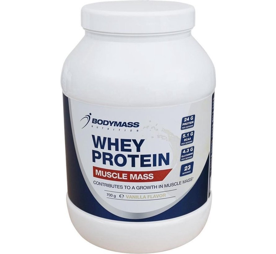 Bodymass whey protein - Muscle mass - vanille, 700 gr