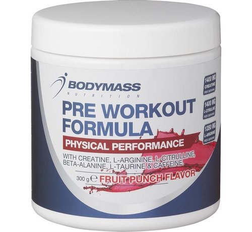 Bodymass Pre workout extreme Formula 300 gr