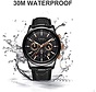 Herenhorloges LIGE Topmerk Lederen Chronograaf Waterdicht Sport Automatisch Datum Quartz Horloge Voor Heren
