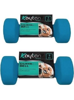 Dumbbells 3kg (stuks) totaal 6kg