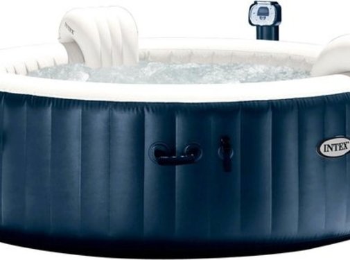 Intex Pure Spa Bubble Therapy jacuzzi 196x71 cm 4 personen Exclusive limited