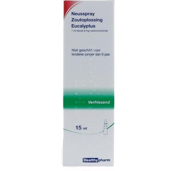 Healthypharm Healthypharm - Neusspray - Zoutoplossing - Eucalyptus - 15ml