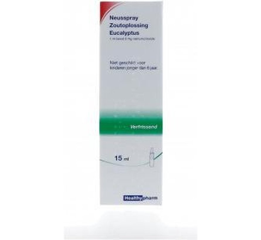 Healthypharm - Neusspray - Zoutoplossing - Eucalyptus - 15ml