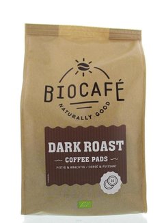 Biocafe Coffee pads dark roast bio