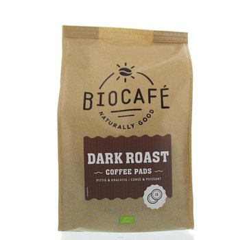 Biocafe Coffee pads dark roast bio