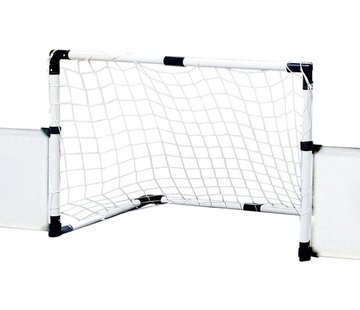 Dunlop Dunlop Set Voetbal - Boarding, Voetbaldoel, Hoekvlaggen, Voetbal en Pomp - 230x73x36cm