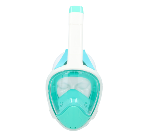 Snorkelmasker - Full Face - Volgelaatsmasker - 180 Graden Zicht - Ademen met Mond en Neus - Maat S-M Volwassenen