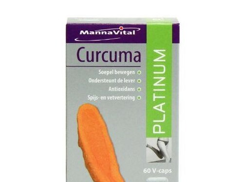 MannaVital Mannavital Curcuma platinum 60 vcaps