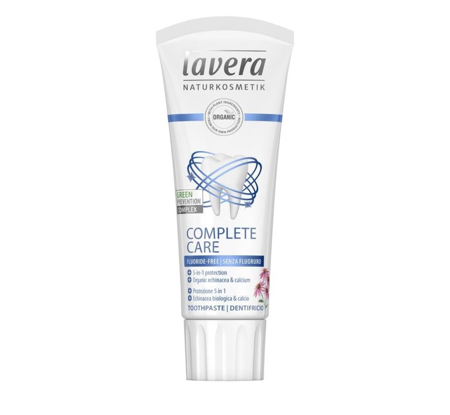 Lavera Tandpasta/toothpaste complete fluoride VRIJ