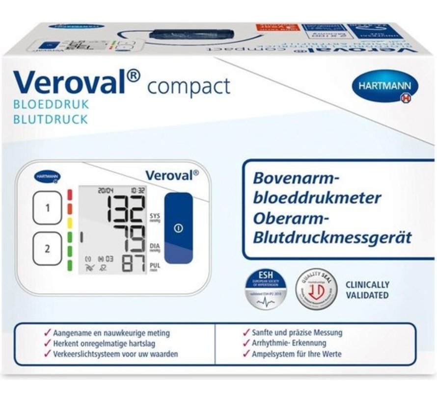 Hartmann Veroval® Compact - Bovenarm bloeddrukmeter