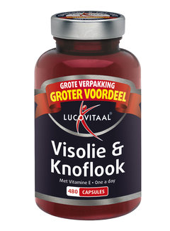 Lucovitaal Lucovitaal Visolie knoflook