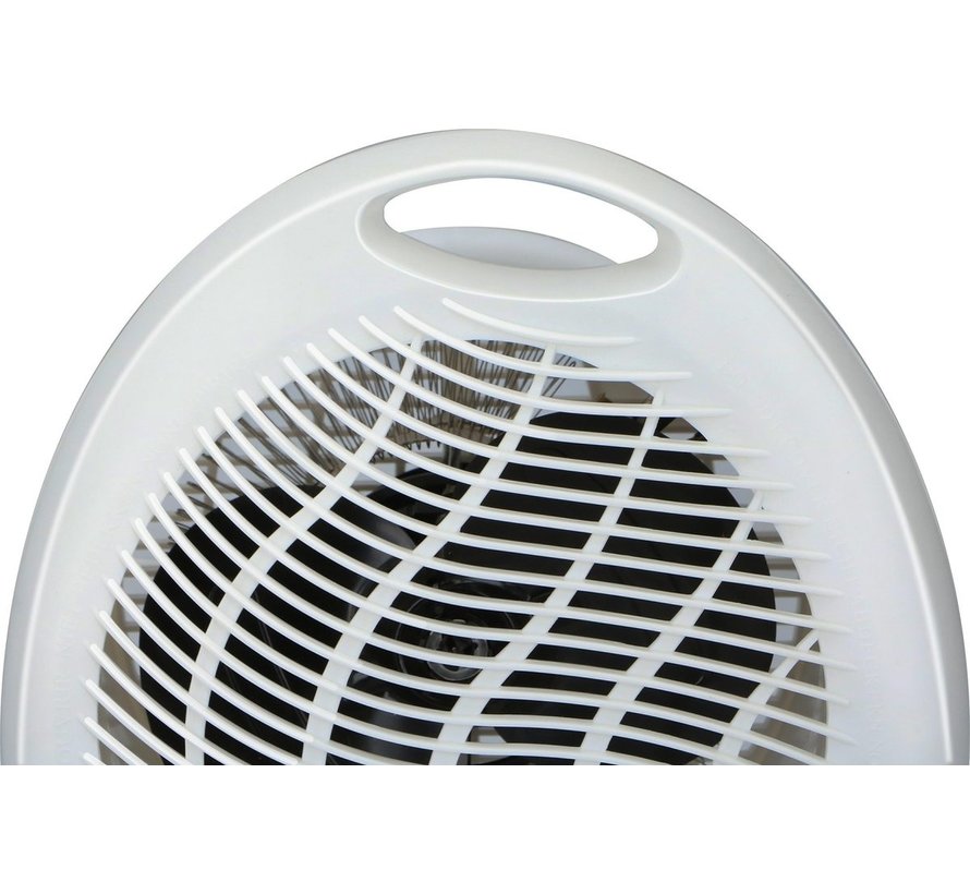 Ventilatorkachel - Draagbaar - 2000 Watt - 2 Warmtestanden - Anti-Oververhitting - Wit