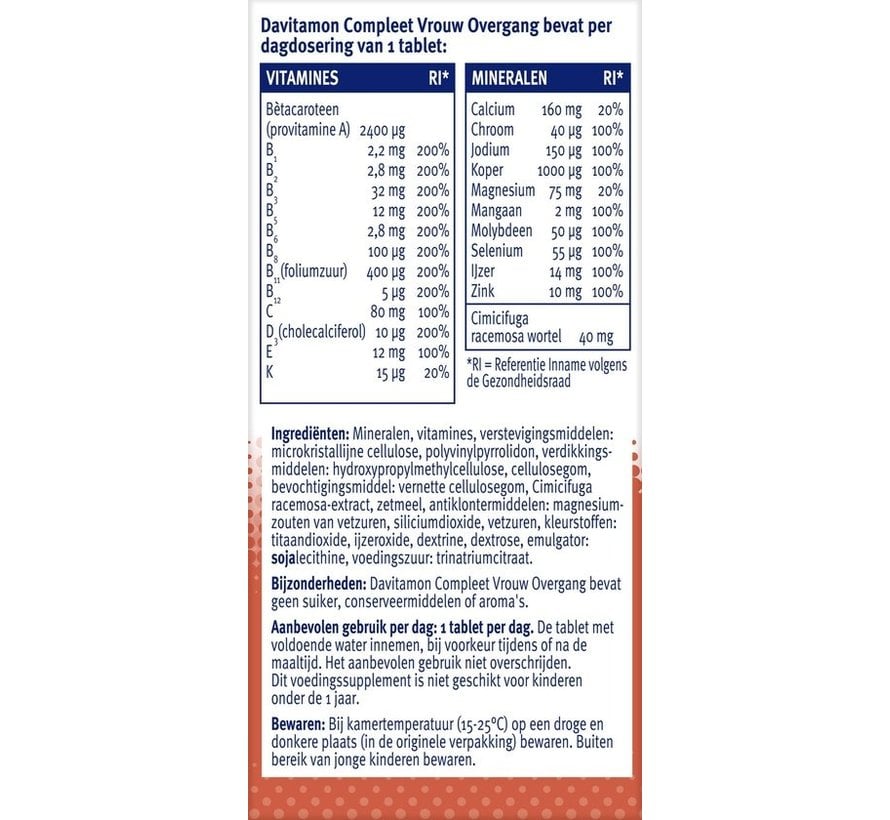 Compleet vrouw overgang