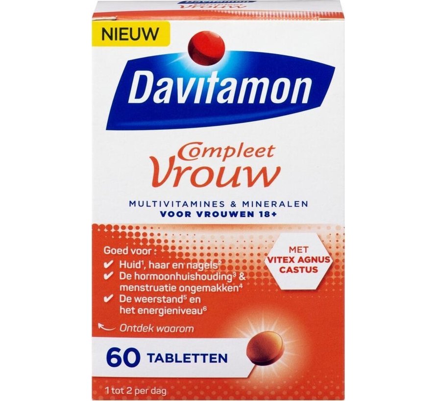 Compleet Vrouw - Multivitamines & mineralen voor de vrouw