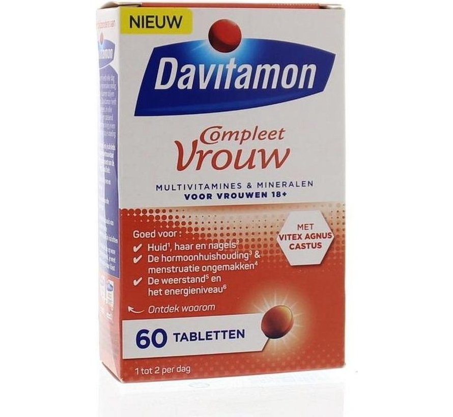 Compleet Vrouw - Multivitamines & mineralen voor de vrouw