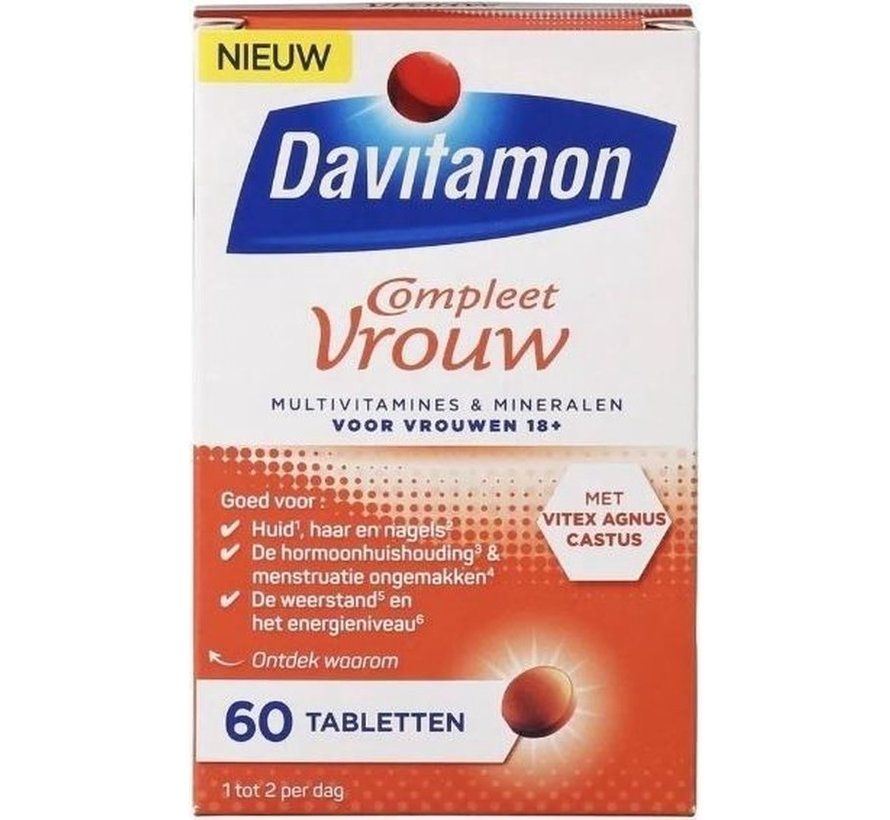 Compleet Vrouw - Multivitamines & mineralen voor de vrouw