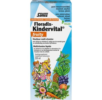 Floradix Floradix-Kindervital fruity – Voor groei en ontwikkeling van botten bij kinderen