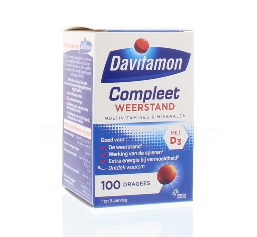 Compleet Weerstand Met Vitamine C & D