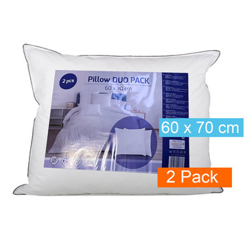 Drogistonline.eu Pillow Set van 2 kussen Hoofdkussen - Slaapkamer 60 x 70 cm