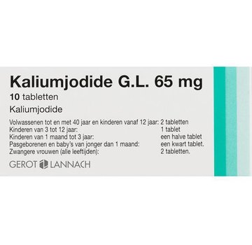 G.L. Pharma GmbH Kaliumjodide 10 stuks