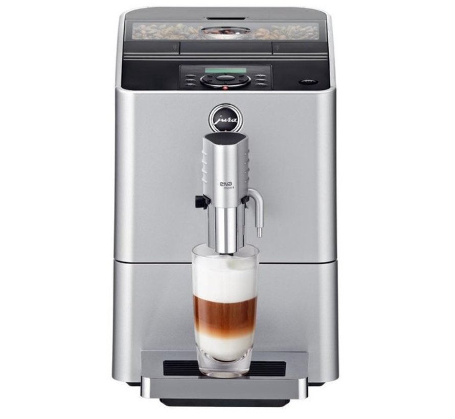 Jura ENA Micro 9 One Touch Volautomaat Espressomachine - Zilver