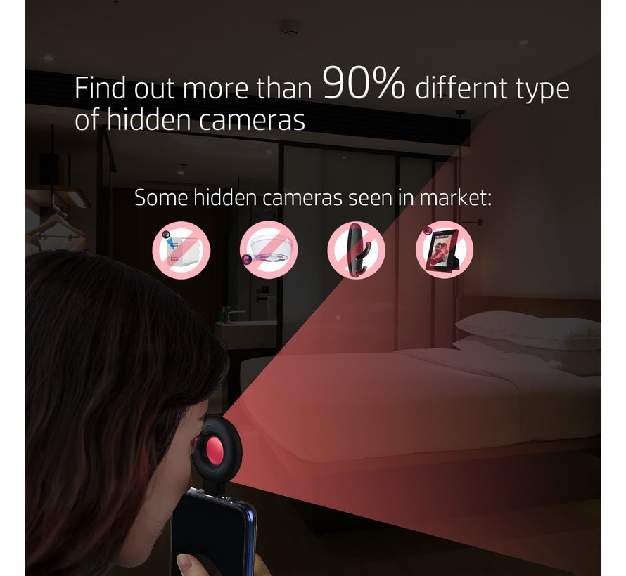 Verborgen Camera Detector voor iphones