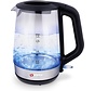 Waterkoker - Elektrisch - LED - Glas - RVS - Snoerloos - 1,7 Liter