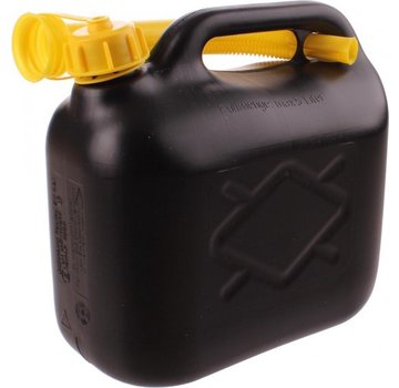 Dunlop Jerrycan 10 Liter Met Vulslang Kunststof Zwart