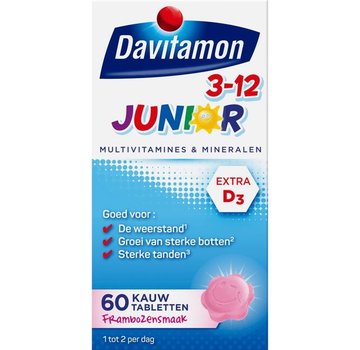 Davitamon Junior 3+ framboos